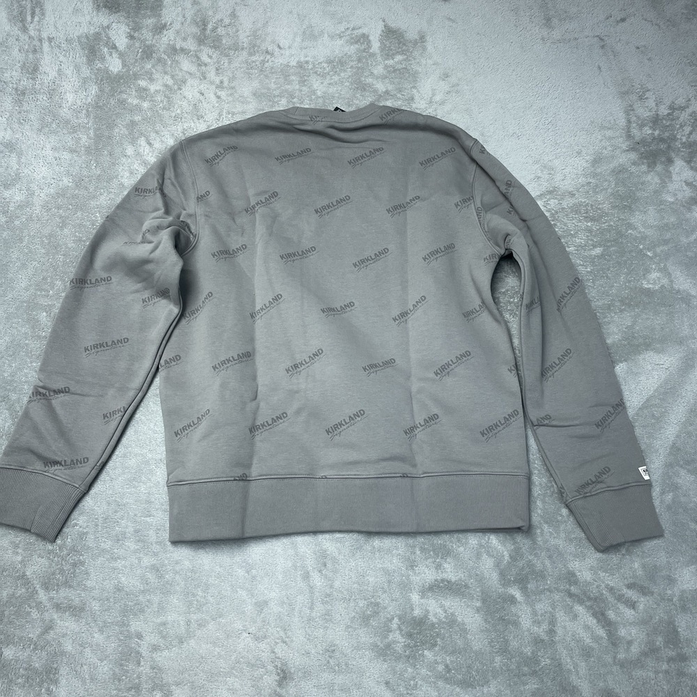 Kirkland Signature Unisex M Crewneck Sweatshirt Gray H0938 - Picture 11 of 11